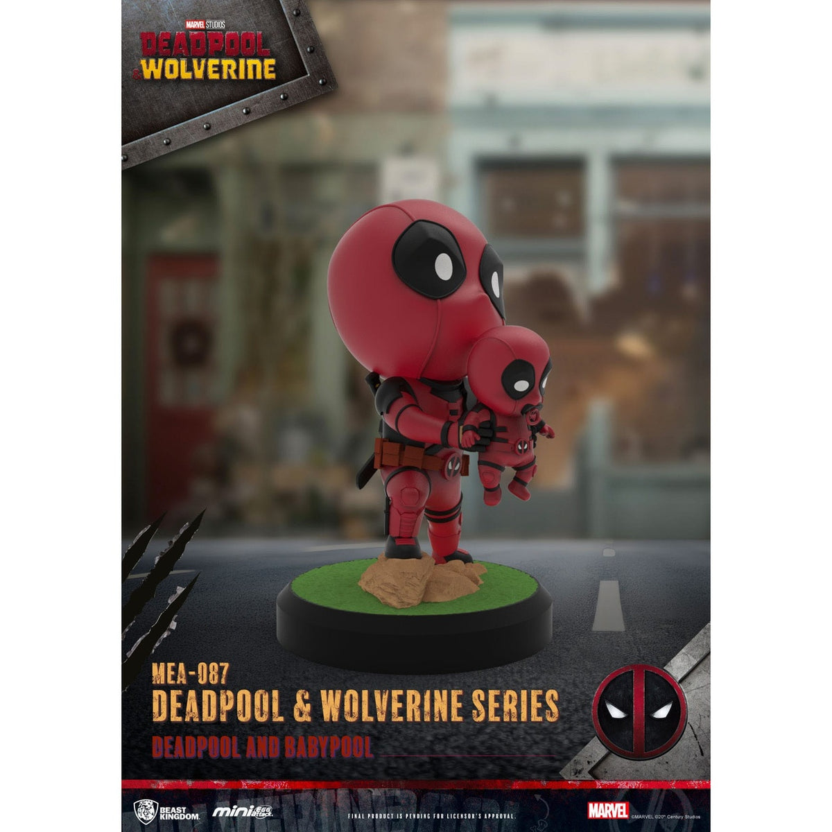 Image produit Deadpool 3 Série Deadpool & Wolverine Set de figurines Mini Egg Attack 8 cm