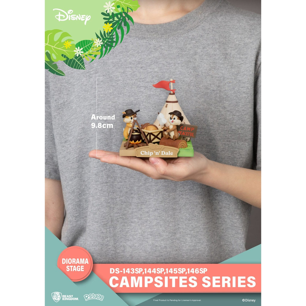 Image produit Disney D-Stage Campsite Series Diorama PVC Tic & Tac Édition Spéciale 10 cm
