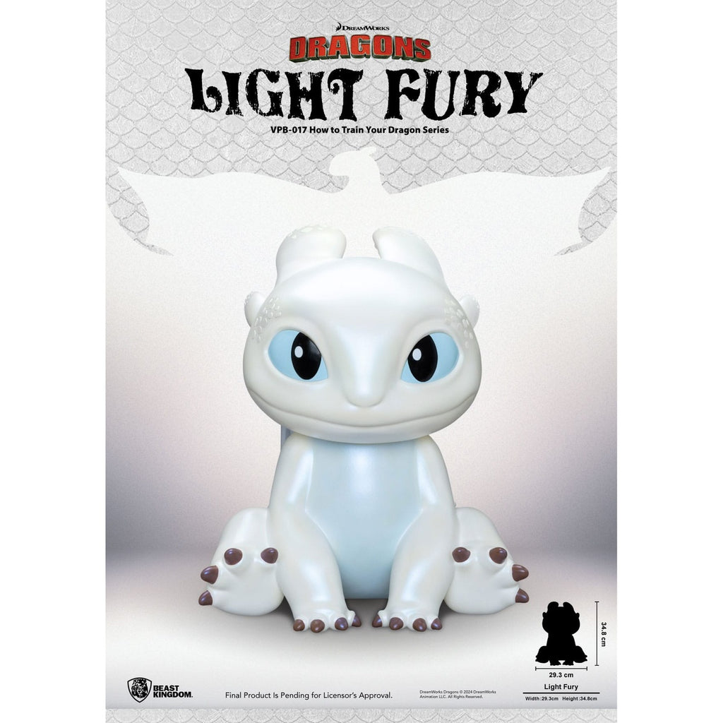 Image produit Dragons – Fonctionnelle Figurine Tirelire Light Fury 35 cm