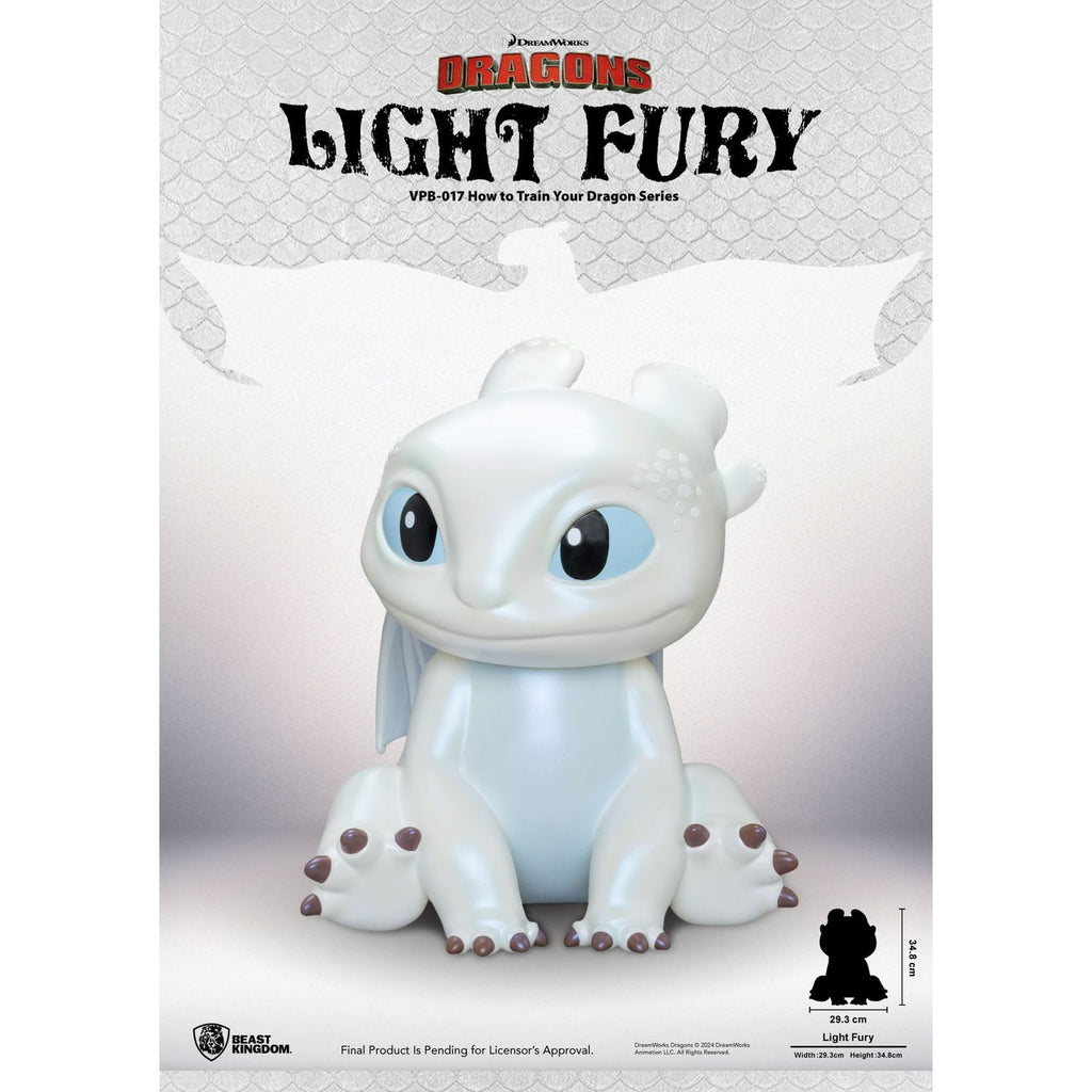 Image produit Dragons – Fonctionnelle Figurine Tirelire Light Fury 35 cm