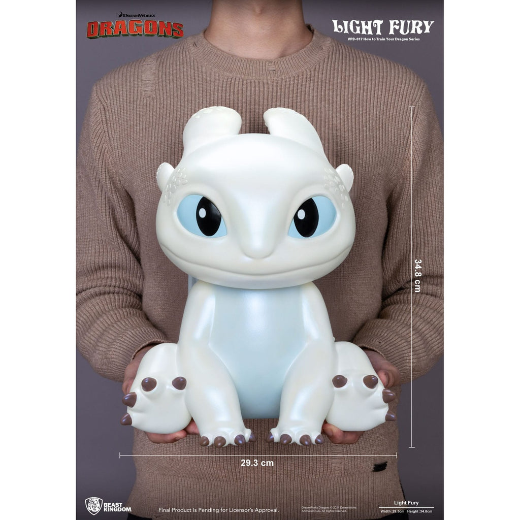 Image produit Dragons – Fonctionnelle Figurine Tirelire Light Fury 35 cm