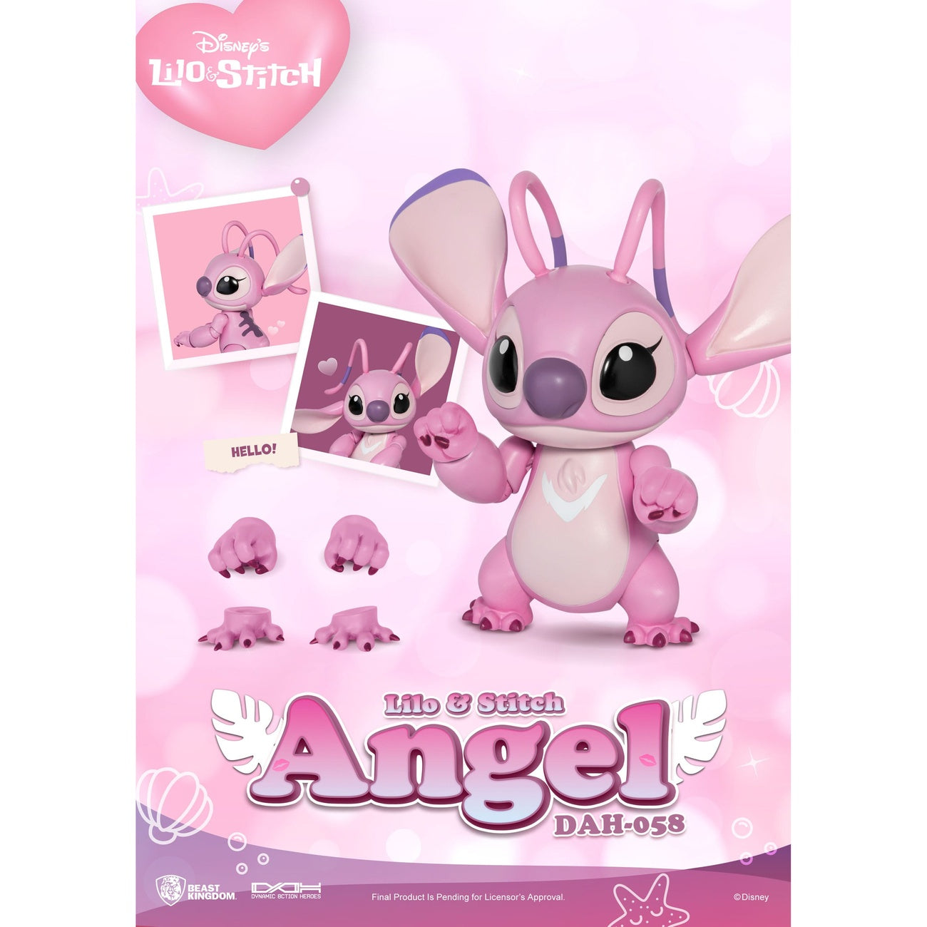Image produit Disney Dynamic 8ction Heroes figurine articulée 1/9 Angel (Lilo & Stitch) 16 cm