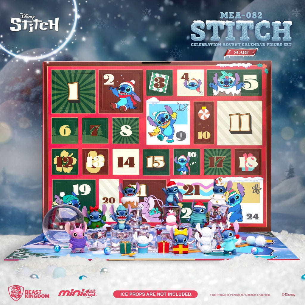 Image produit Lilo & Stitch Calendrier de l’Avent Mini Egg Attack Stitch Celebration Set de figurines (Cookie) 10 cm