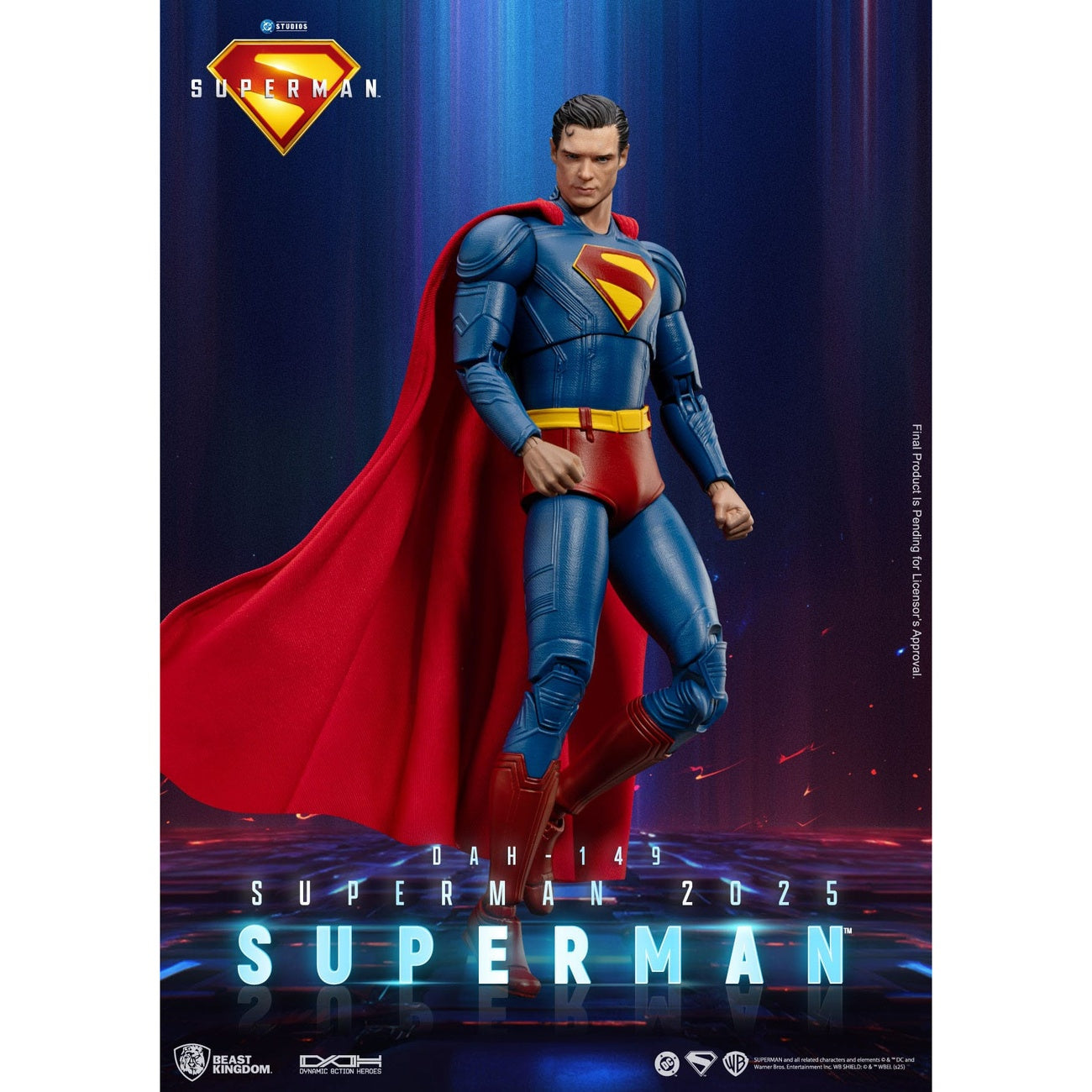 Image produit Superman (2025) Figurine d’action Superman & Krypto 21 cm