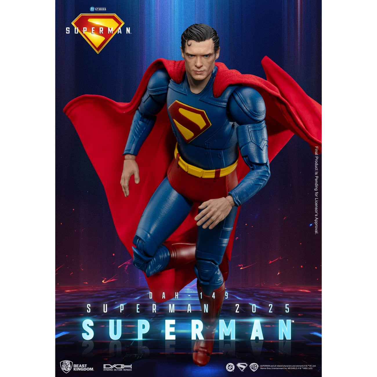 Image produit Superman (2025) Figurine d’action Superman & Krypto 21 cm