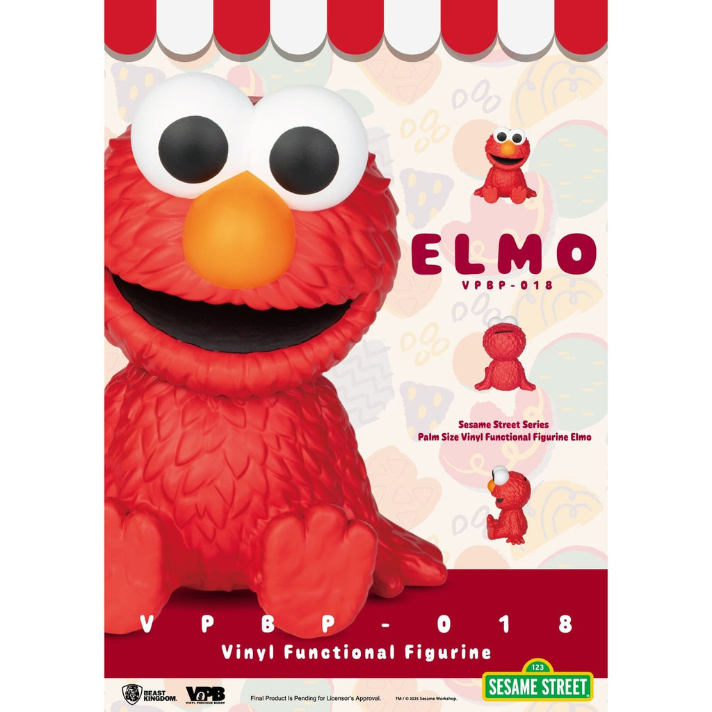 Image produit Sesame Street tirelire en vinyle Elmo 12 cm