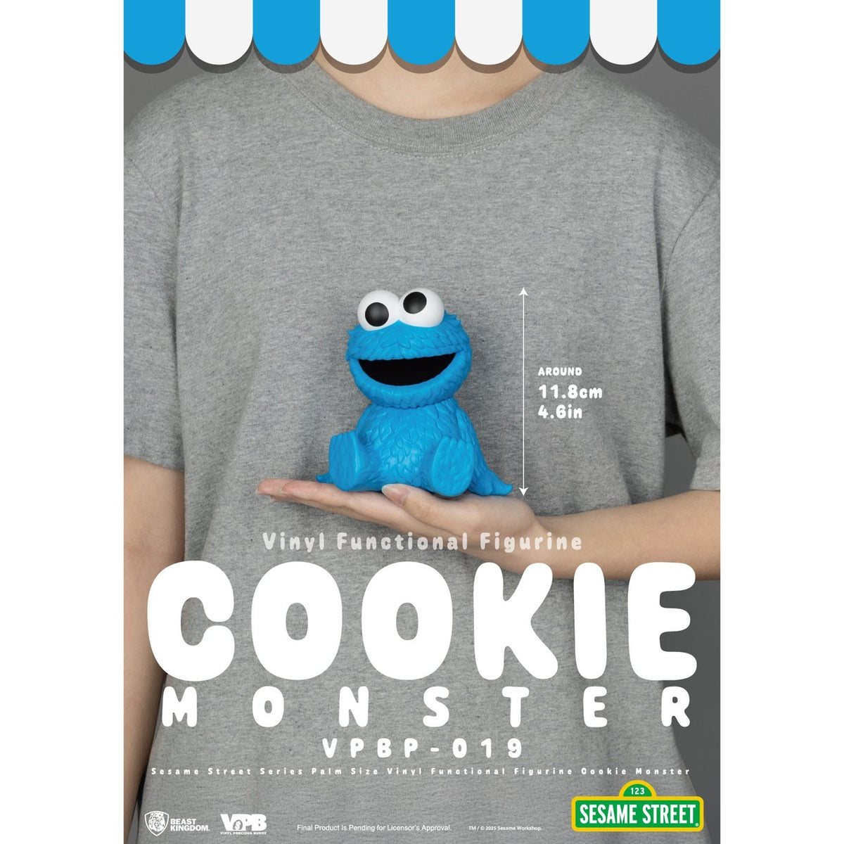 Image produit Sesame Street Tirelire en vinyle Cookie Monster 12 cm