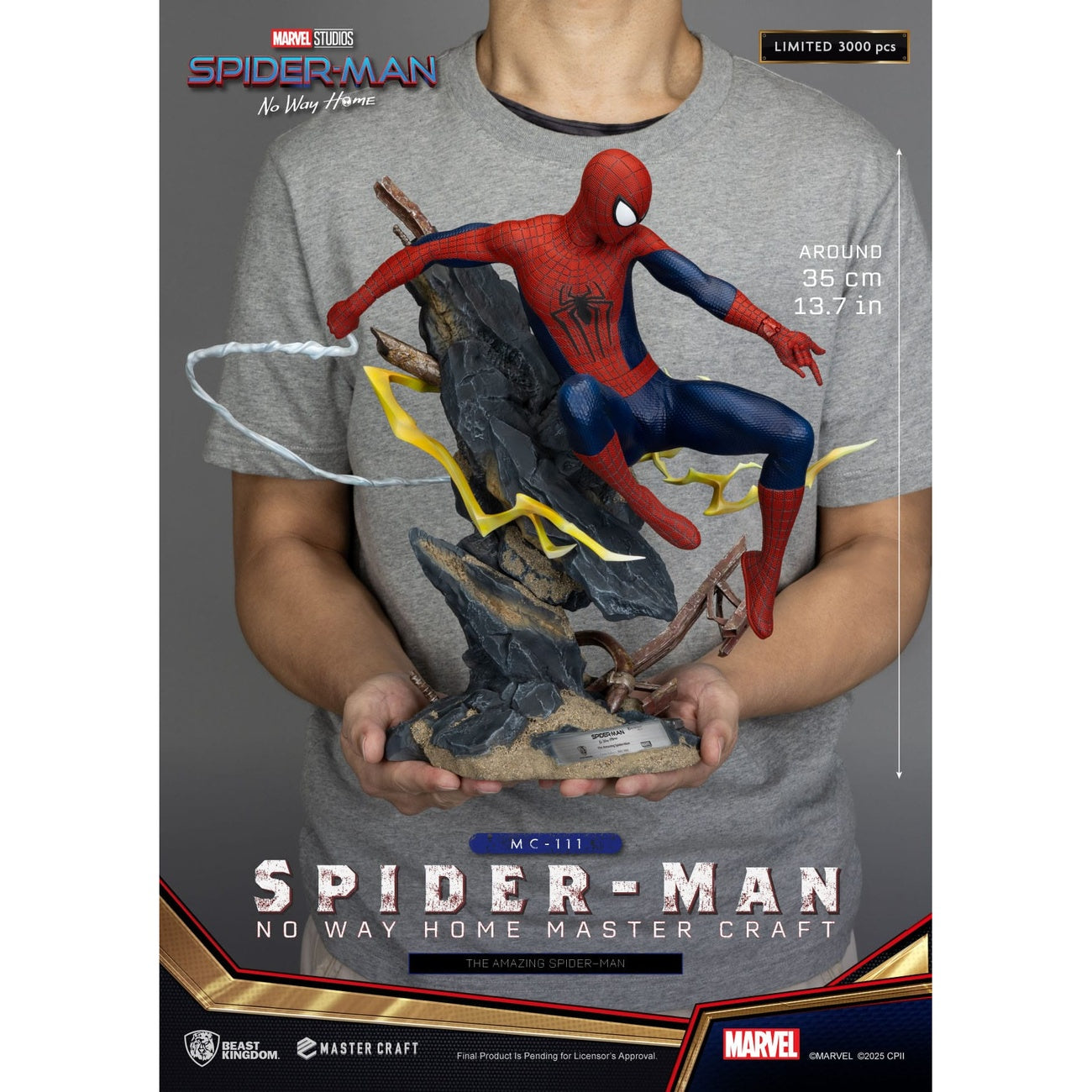 Image produit Spider-Man: No Way Home Statue Master Craft The Amazing Spider-Man 35 cm