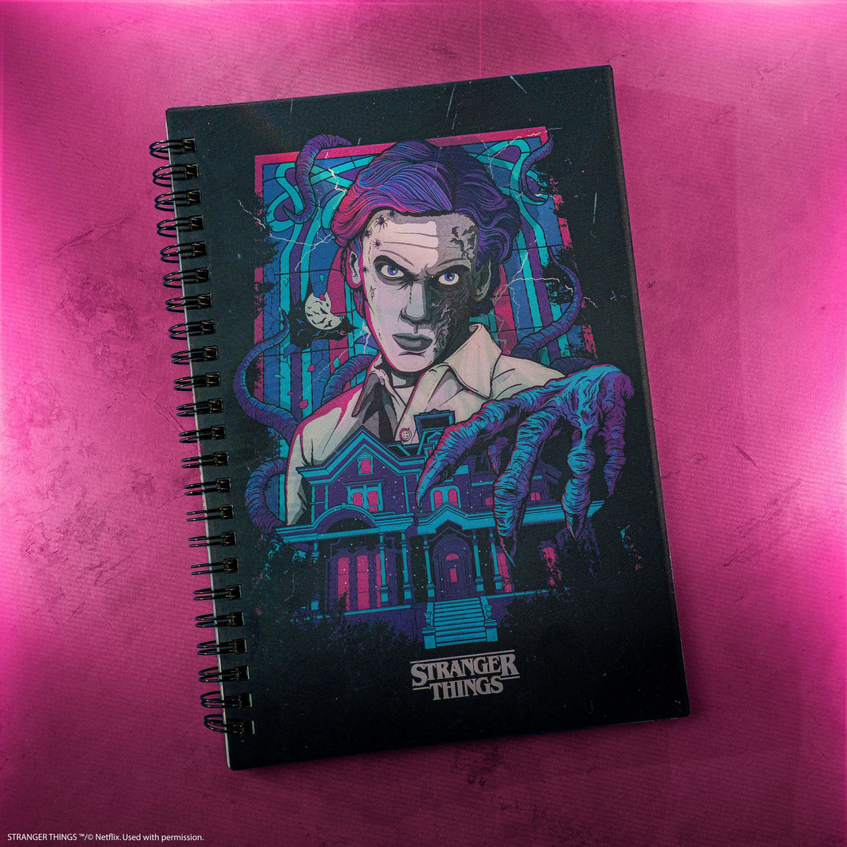 Image produit Stranger Things Carnet lenticulaire Vecna
