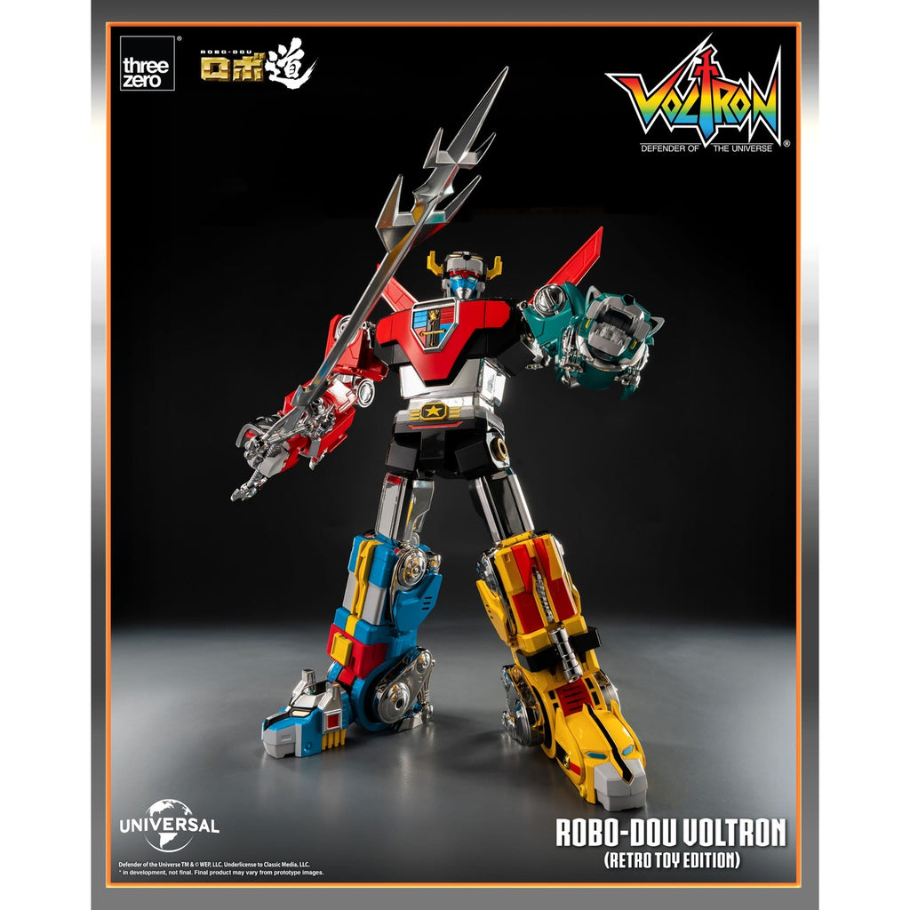 Image produit Voltron : Defender of the Universe figurine articulée Robo-Dou Voltron Retro Toy Edition 27 cm