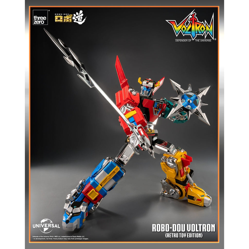 Image produit Voltron : Defender of the Universe figurine articulée Robo-Dou Voltron Retro Toy Edition 27 cm