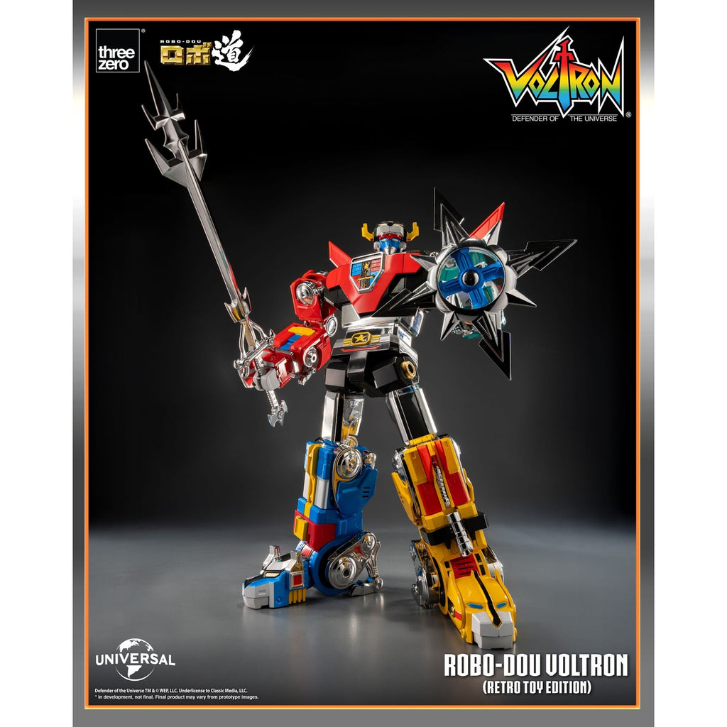 Image produit Voltron : Defender of the Universe figurine articulée Robo-Dou Voltron Retro Toy Edition 27 cm