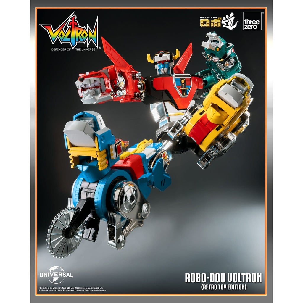 Image produit Voltron : Defender of the Universe figurine articulée Robo-Dou Voltron Retro Toy Edition 27 cm