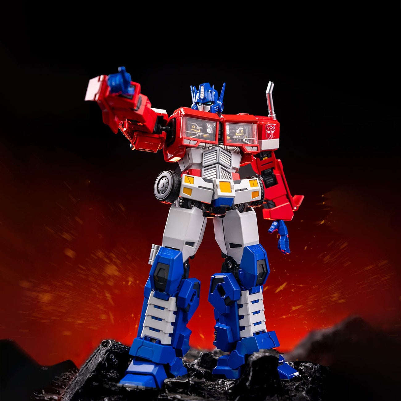 Image produit Transformers Combot figurine d’action moulée sous pression Optimus Prime 19 cm
