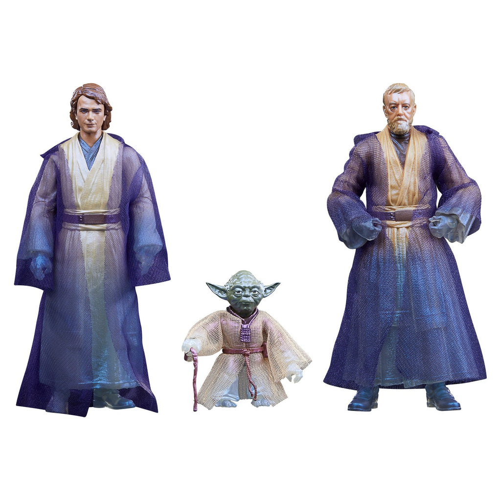 Image produit Star Wars Épisode VI Black Series Figurines d’action Force Spirits lot de 3 15 cm