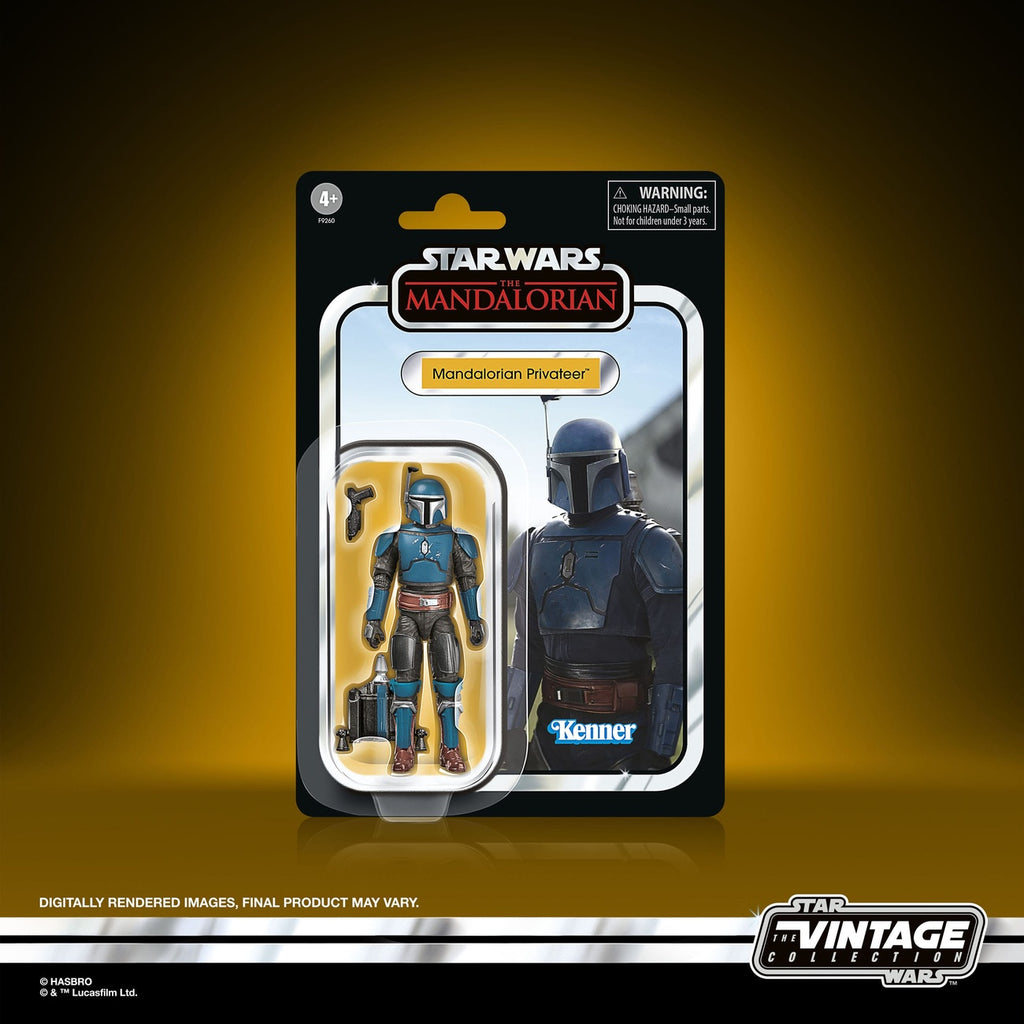 Image produit Star Wars : The Mandalorian Vintage Collection Couloir de l’Imperial Light Cruiser de Moff Gideon avec Mandalorian Privateer Act
