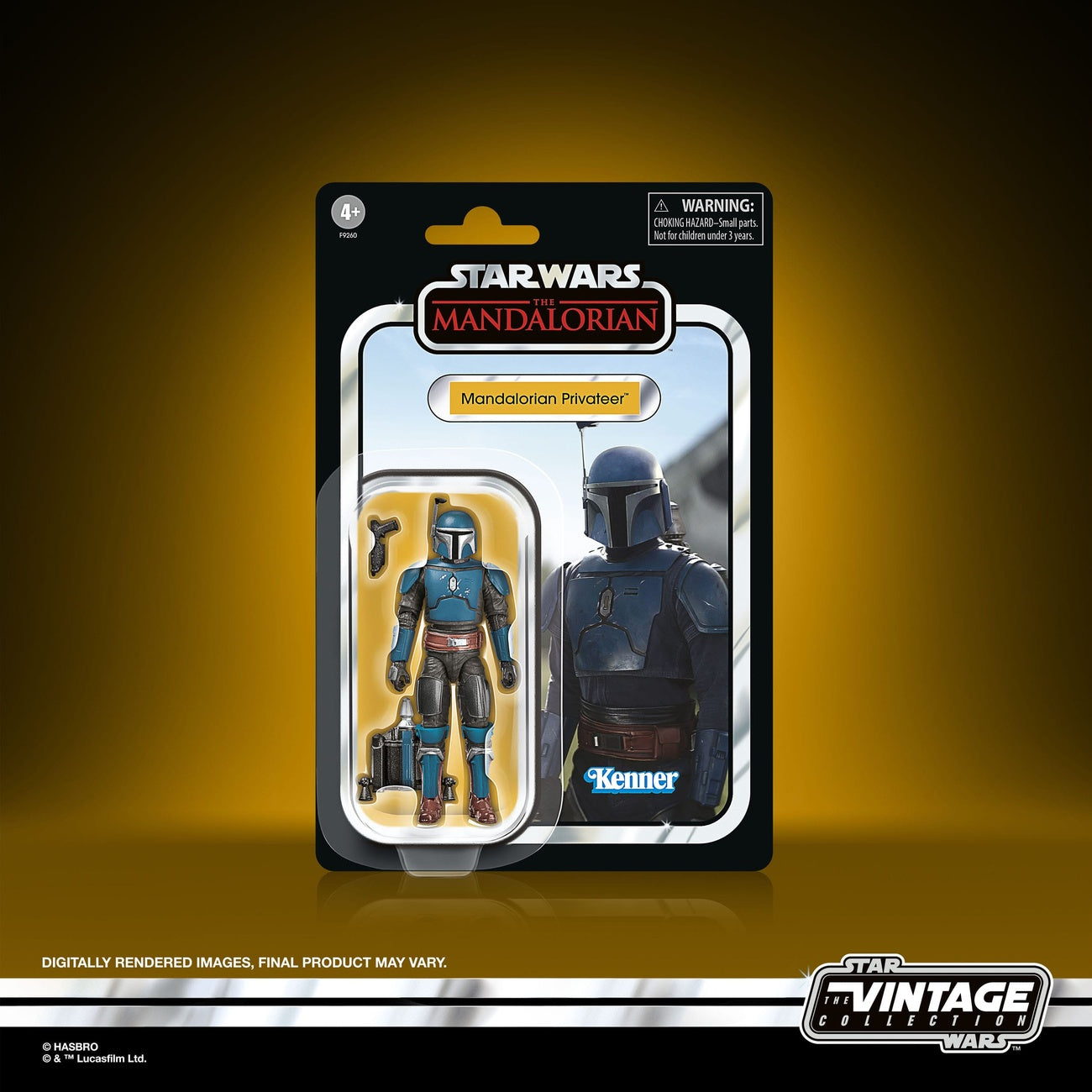 Image produit Star Wars : The Mandalorian Vintage Collection Couloir de l’Imperial Light Cruiser de Moff Gideon avec Mandalorian Privateer Act