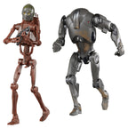 Image produit Star Wars Épisode II Black Series Lot de 2 figurines C-3PO (corps de droïde de combat B1) & Super Droïde de Combat 15 cm