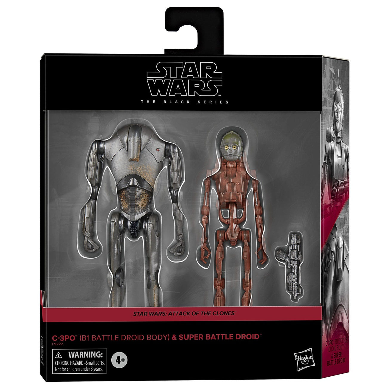 Image produit Star Wars Épisode II Black Series Lot de 2 figurines C-3PO (corps de droïde de combat B1) & Super Droïde de Combat 15 cm