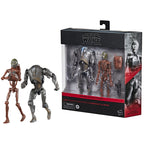 Image produit Star Wars Épisode II Black Series Lot de 2 figurines C-3PO (corps de droïde de combat B1) & Super Droïde de Combat 15 cm