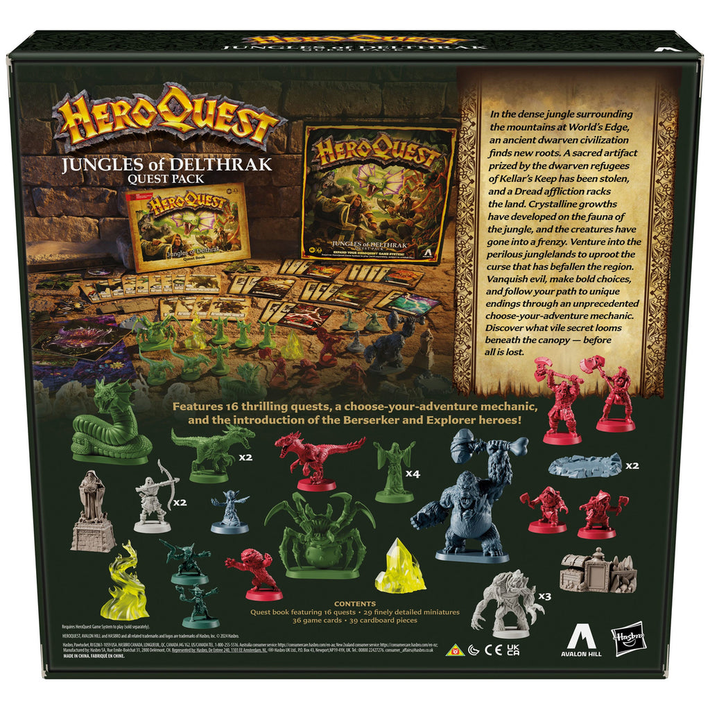 Product image HeroQuest Board Game Expansion Jungles of Delthrak Adventure Pack *English Version*