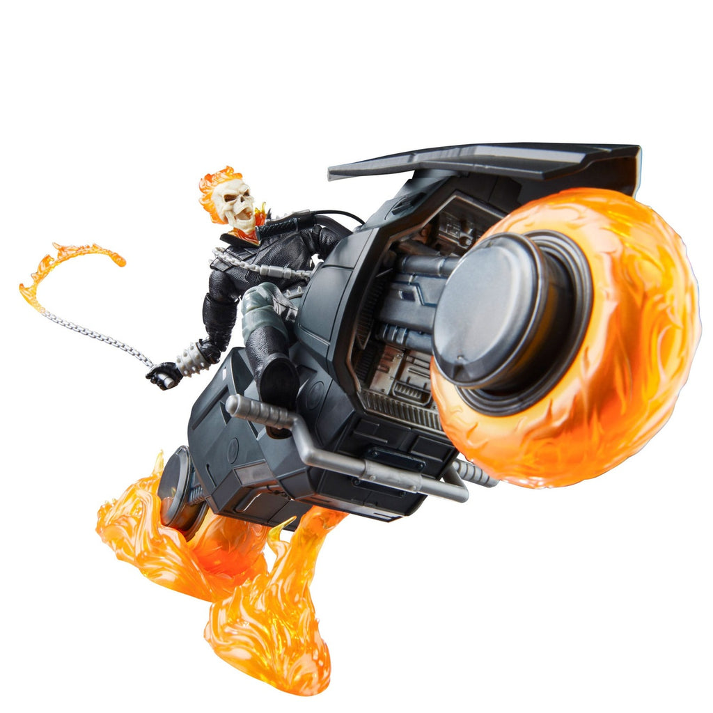 Image produit Marvel 85e anniversaire figurine Marvel Legends Ghost Rider avec véhicule 15 cm