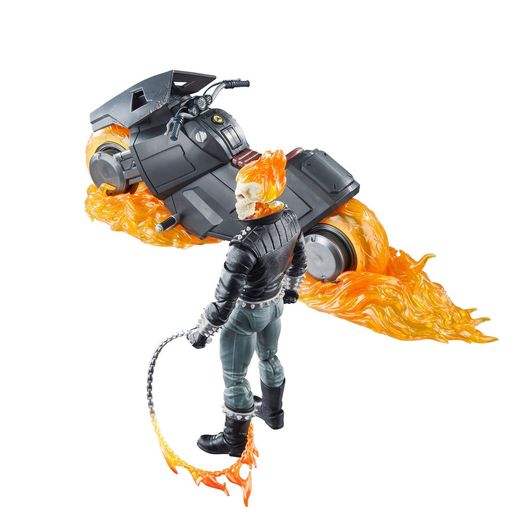 Image produit Marvel 85e anniversaire figurine Marvel Legends Ghost Rider avec véhicule 15 cm