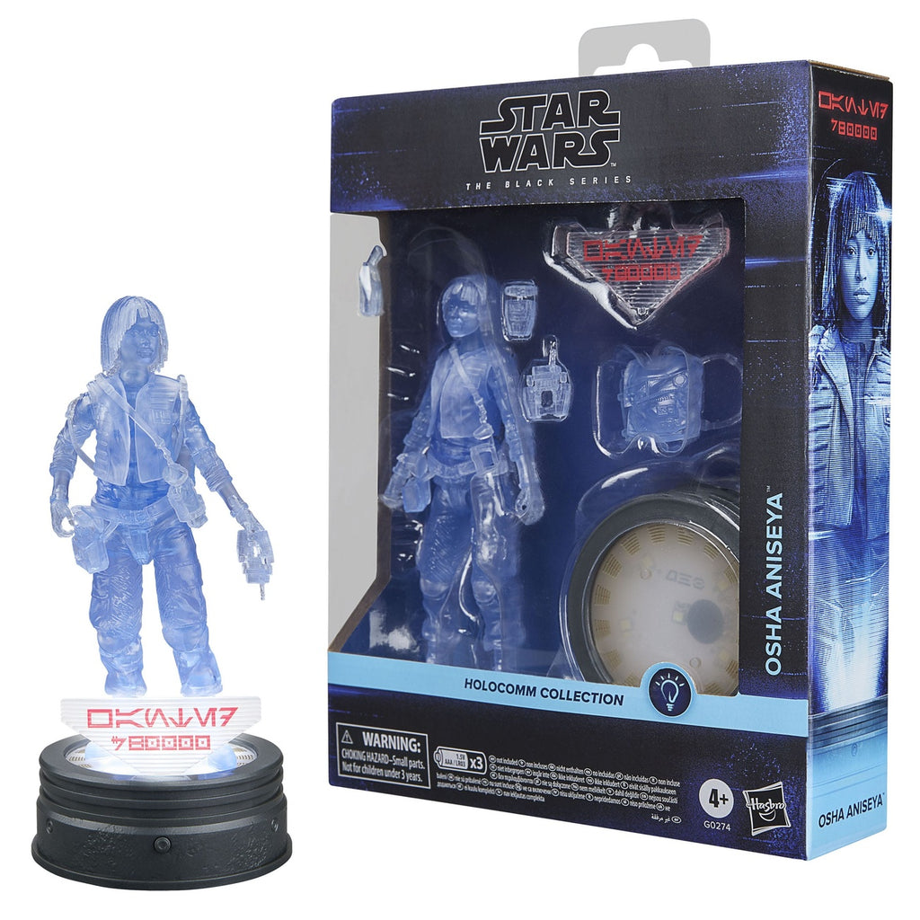 Image produit Star Wars Black Series Holocomm Collection figurine articulée Osha Aniseya 15 cm