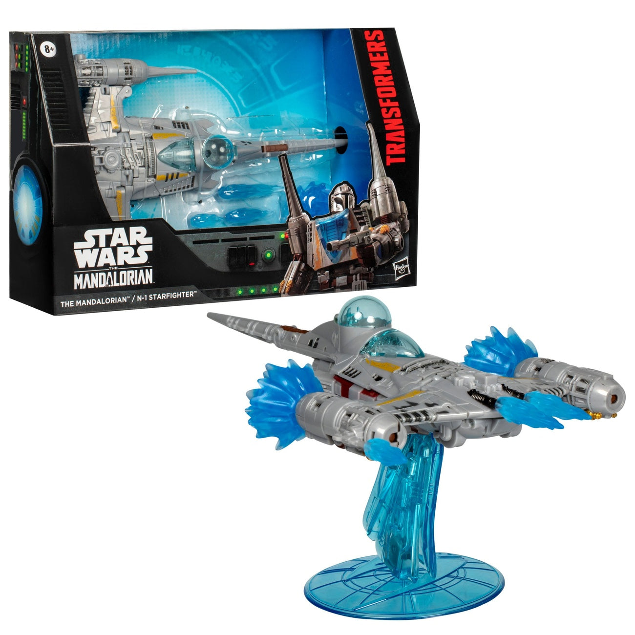 Image produit Figurine articulée Star Wars x Transformers The Mandalorian / N-1 Starfighter 19 cm
