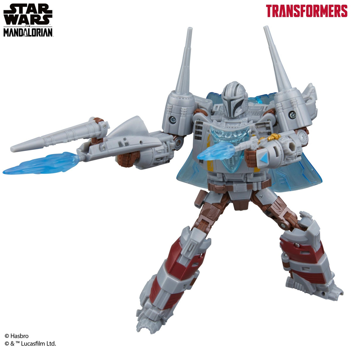 Image produit Figurine articulée Star Wars x Transformers The Mandalorian / N-1 Starfighter 19 cm