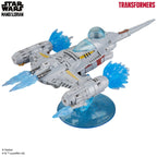 Image produit Figurine articulée Star Wars x Transformers The Mandalorian / N-1 Starfighter 19 cm