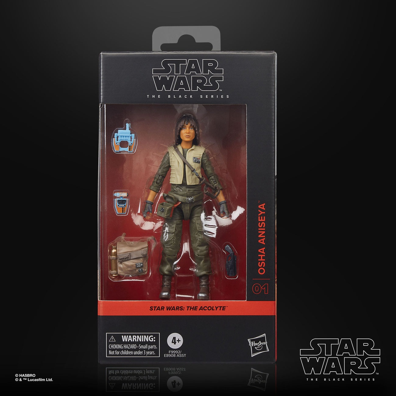Image produit Star Wars: The Acolyte figurine Black Series Osha Aniseya 15 cm