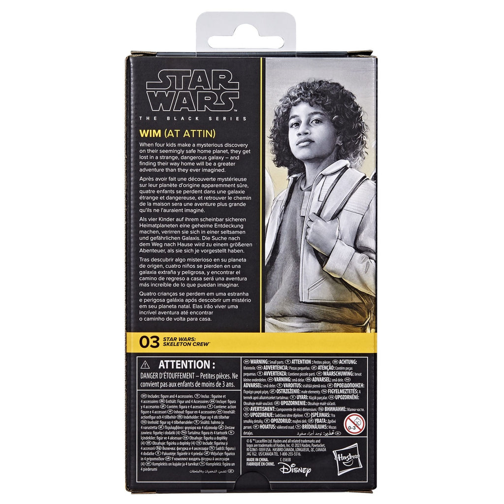 Image produit Star Wars : Skeleton Crew Figurine Black Series Wim (At Attin) 15 cm