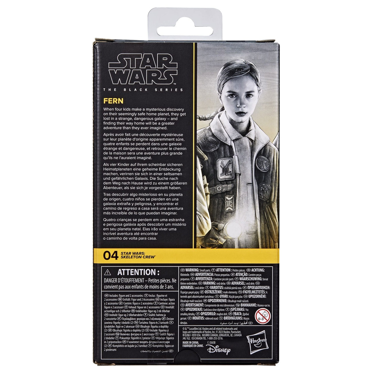 Image produit Star Wars : Skeleton Crew figurine Black Series Fern 15 cm