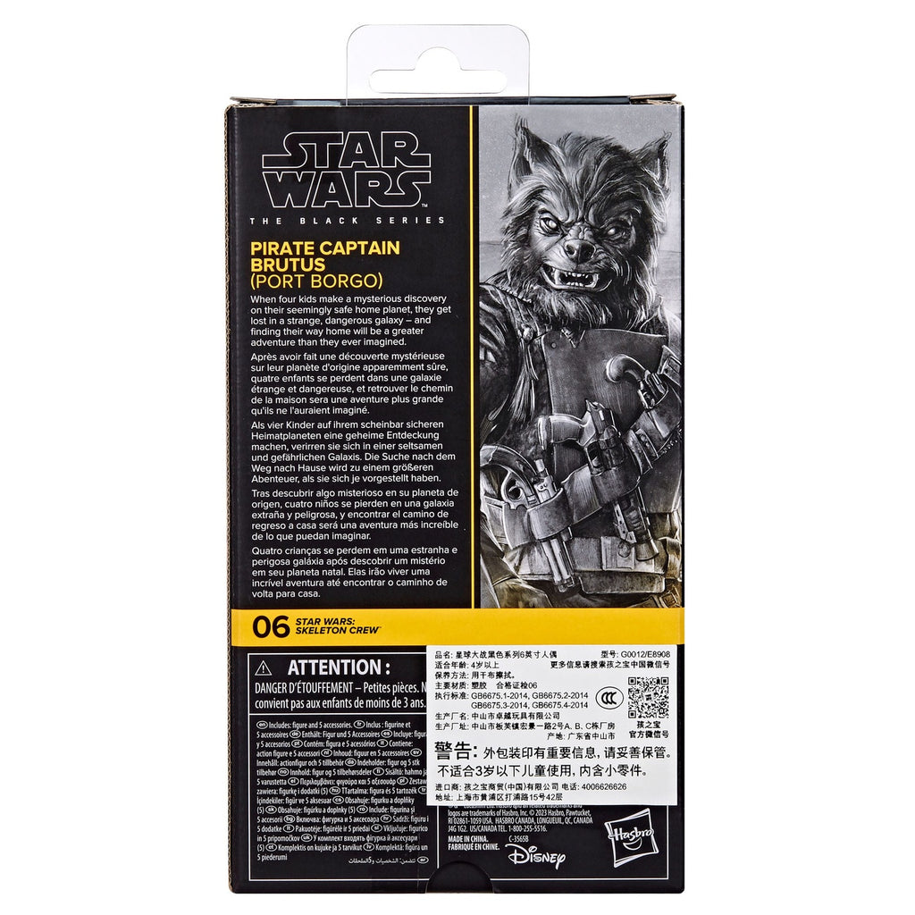 Image produit Star Wars : Skeleton Crew figurine Black Series Pirate Capitaine Brutus (Port Borgo) 15 cm