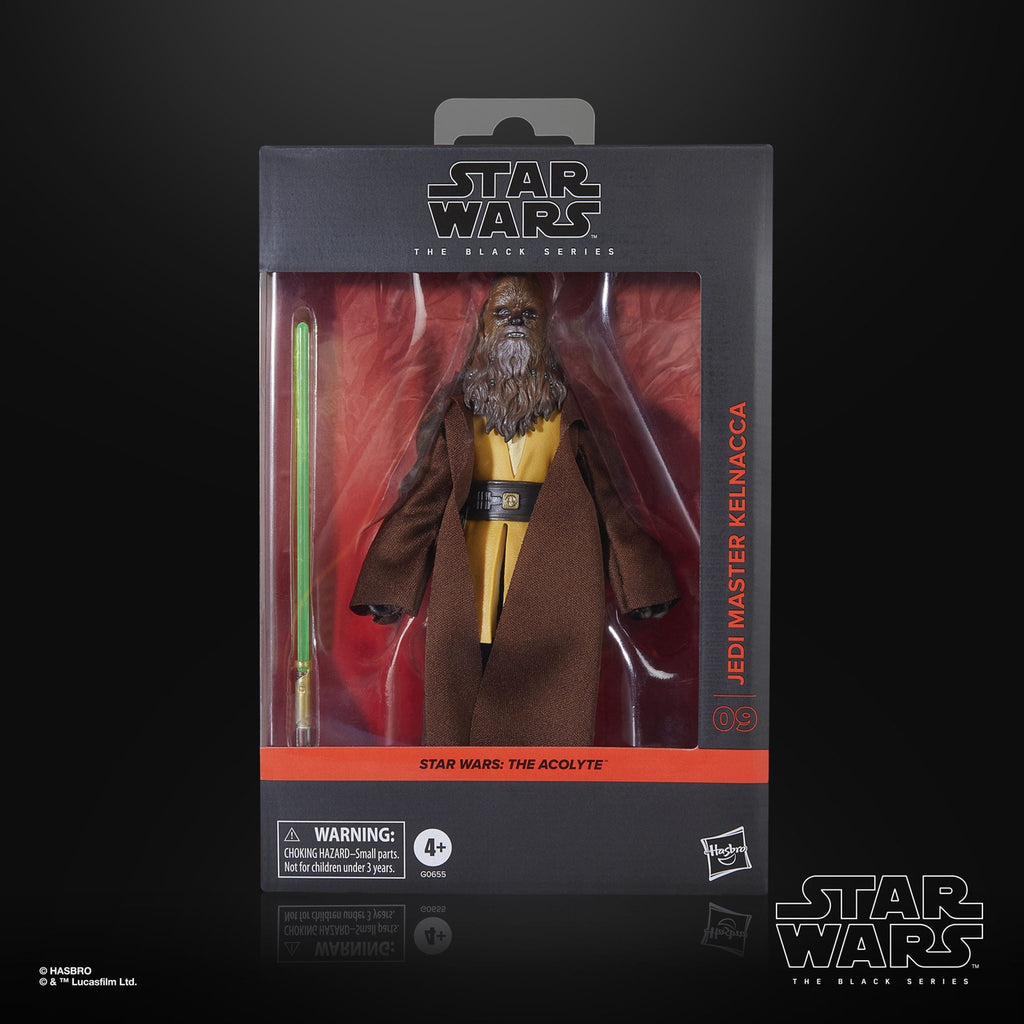 Image produit Star Wars : The Acolyte Figurine Black Series Jedi Master Kelnacca 15 cm