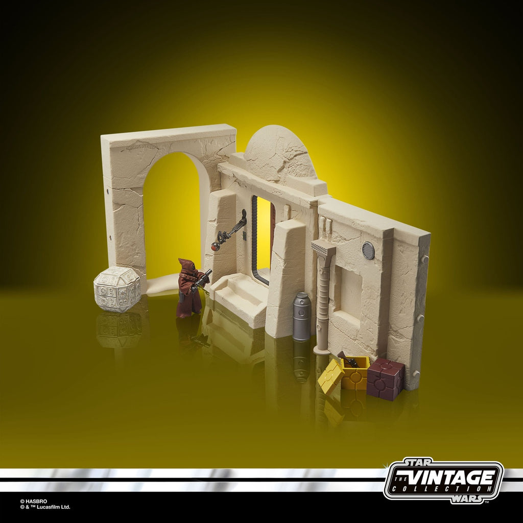 Image produit Star Wars Épisode IV Vintage Collection Playset Streets of Mos Eisley avec figurine articulée Jawa