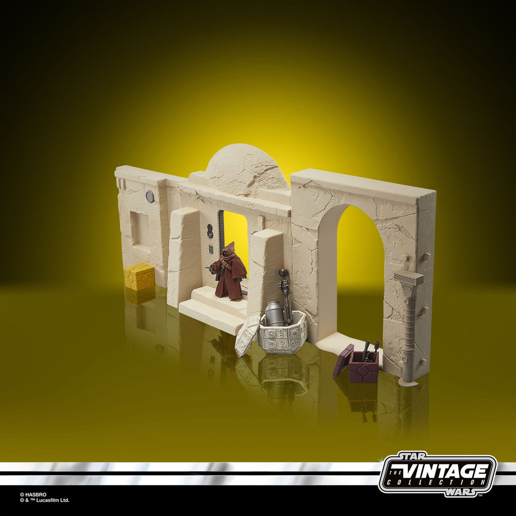 Image produit Star Wars Épisode IV Vintage Collection Playset Streets of Mos Eisley avec figurine articulée Jawa