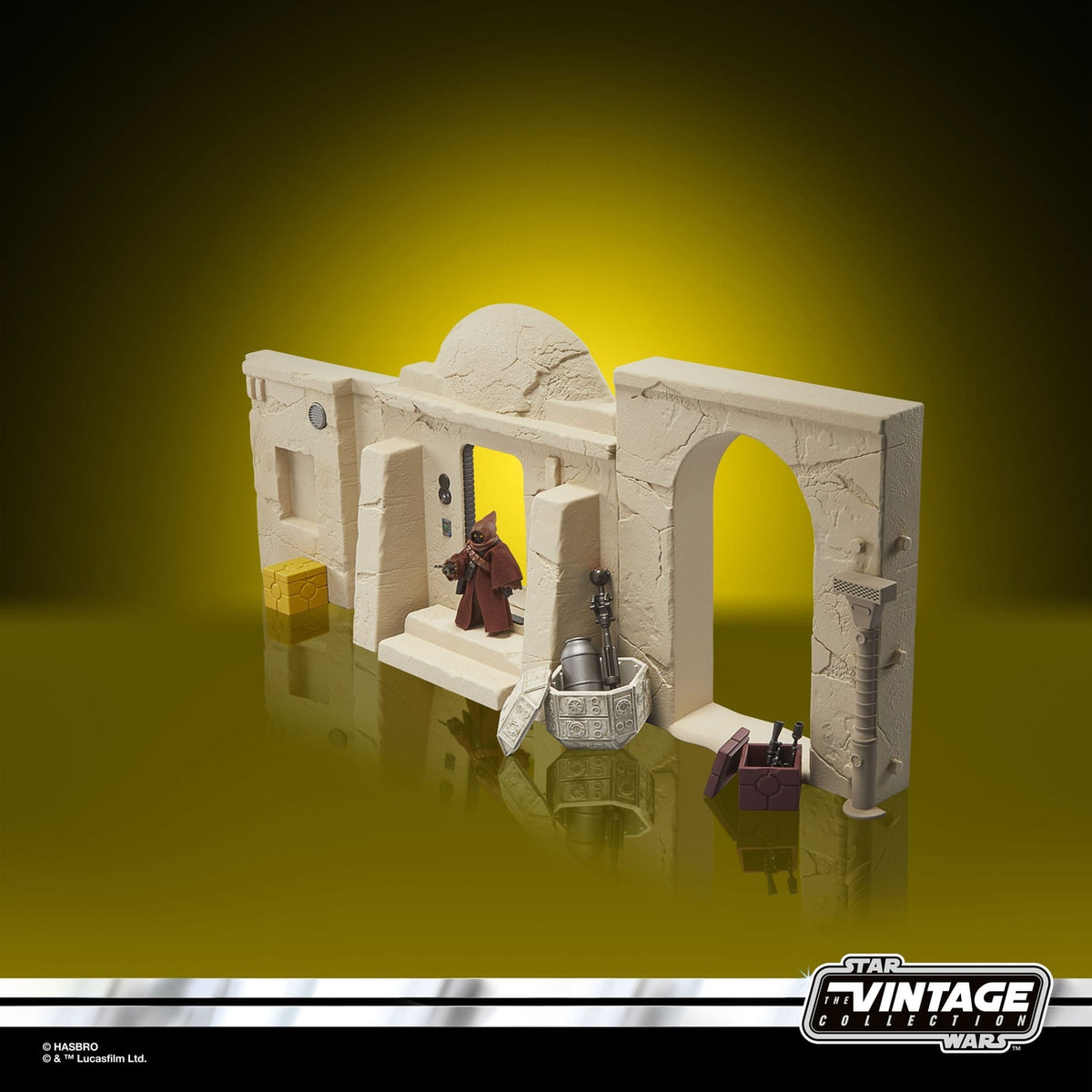 Image produit Star Wars Épisode IV Vintage Collection Playset Streets of Mos Eisley avec figurine articulée Jawa