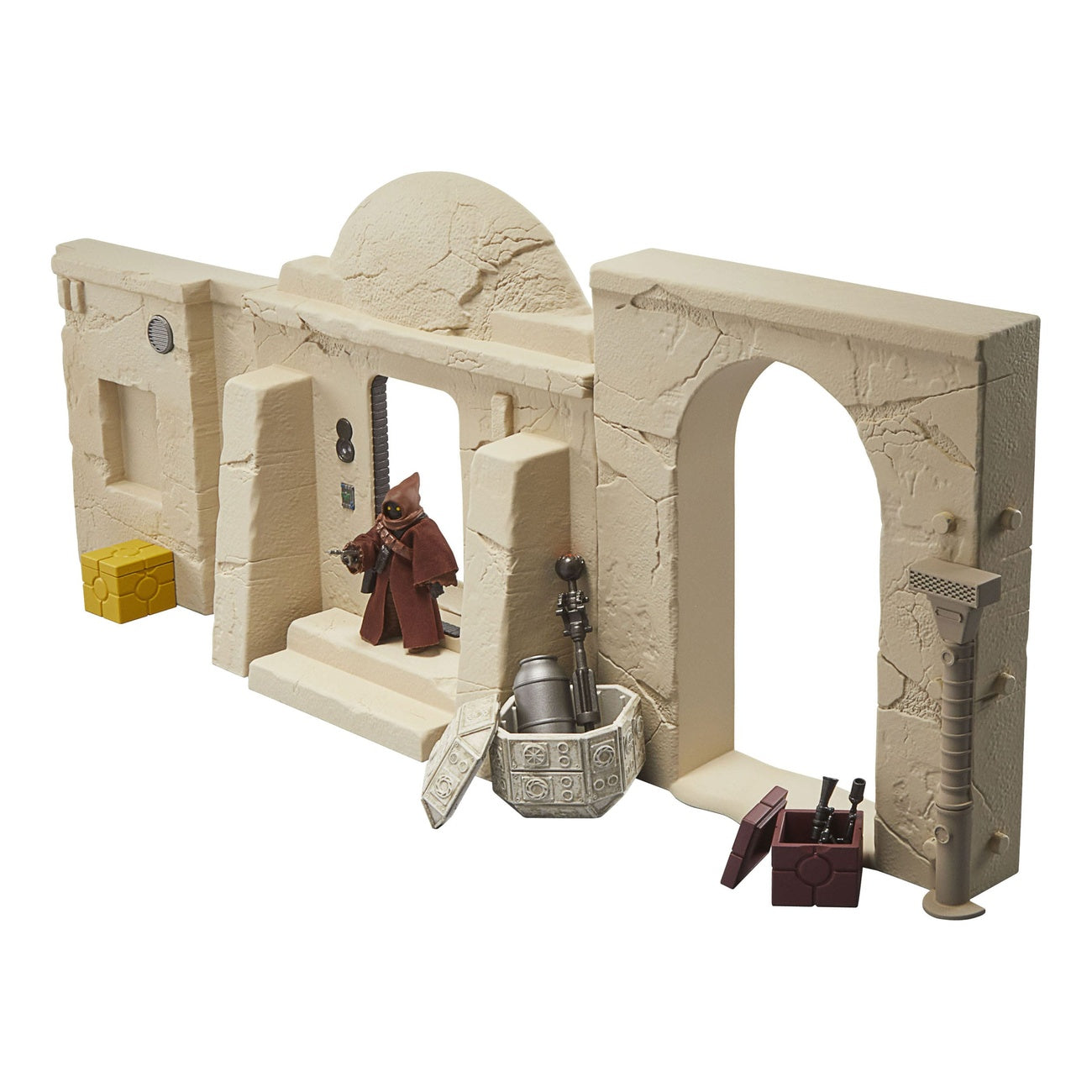 Image produit Star Wars Épisode IV Vintage Collection Playset Streets of Mos Eisley avec figurine articulée Jawa