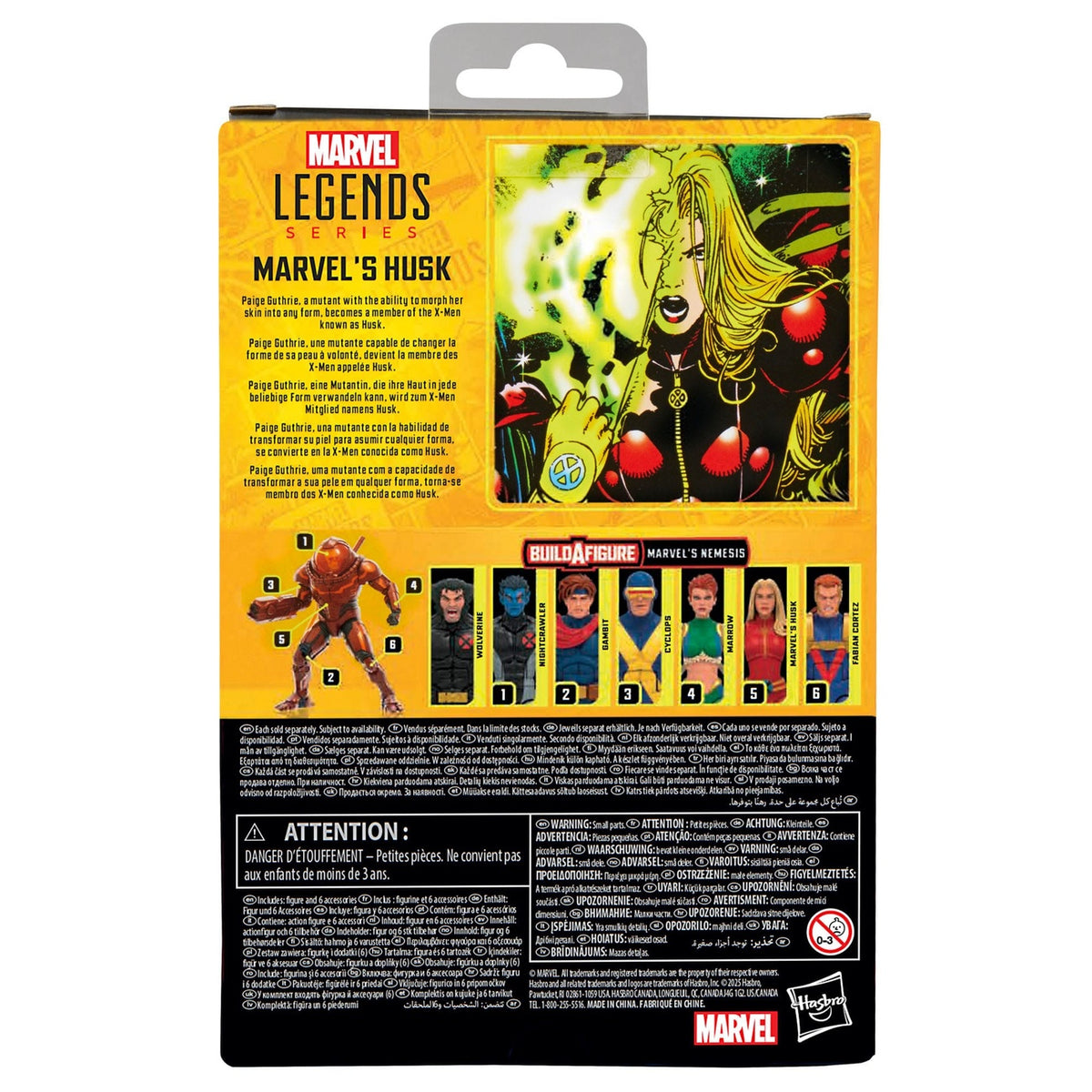 Image produit X-Men Marvel Legends figurine d'action Marvel's Husk (BAF : Marvel's Nemesis) 15 cm
