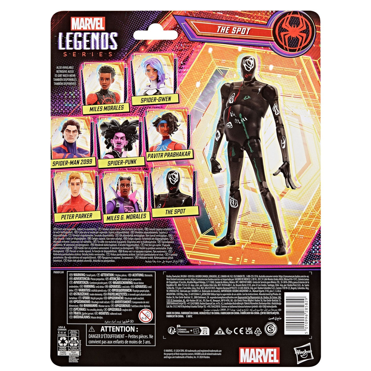 Image produit Spider-Man: Across the Spider-Verse Marvel Legends figurine articulée The Spot 15 cm