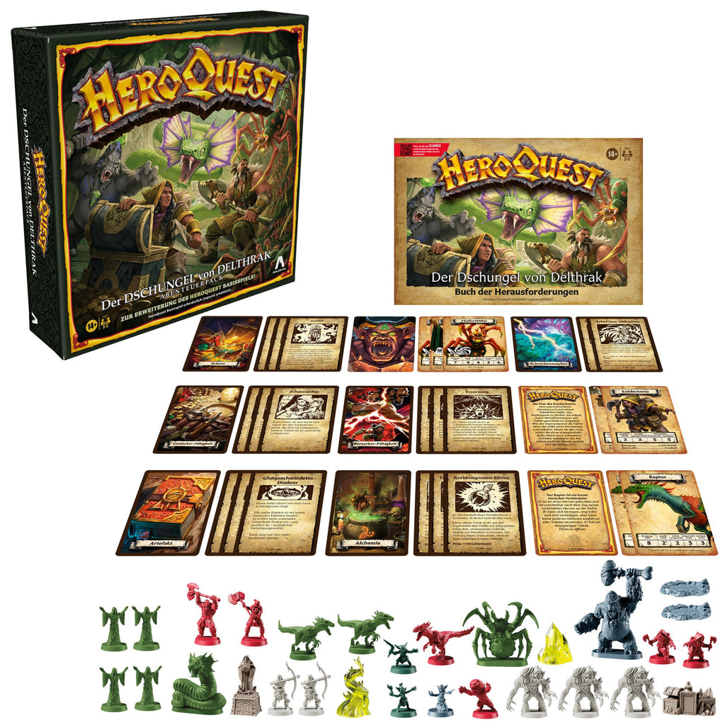 Image produit HeroQuest Extension de jeu de plateau La Jungle de Delthrak Adventure Pack *Version allemande*