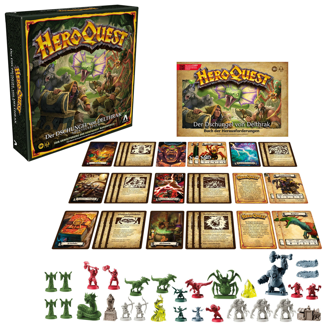 Image produit HeroQuest Extension de jeu de plateau La Jungle de Delthrak Adventure Pack *Version allemande*