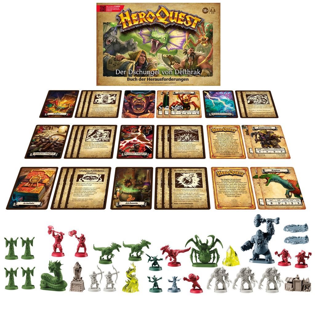 Image produit HeroQuest Extension de jeu de plateau La Jungle de Delthrak Adventure Pack *Version allemande*