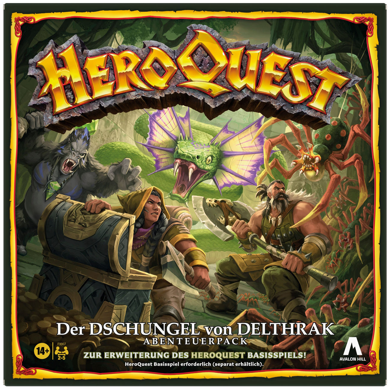 Image produit HeroQuest Extension de jeu de plateau La Jungle de Delthrak Adventure Pack *Version allemande*