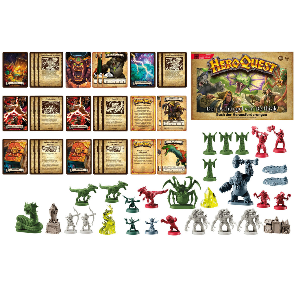 Image produit HeroQuest Extension de jeu de plateau La Jungle de Delthrak Adventure Pack *Version allemande*