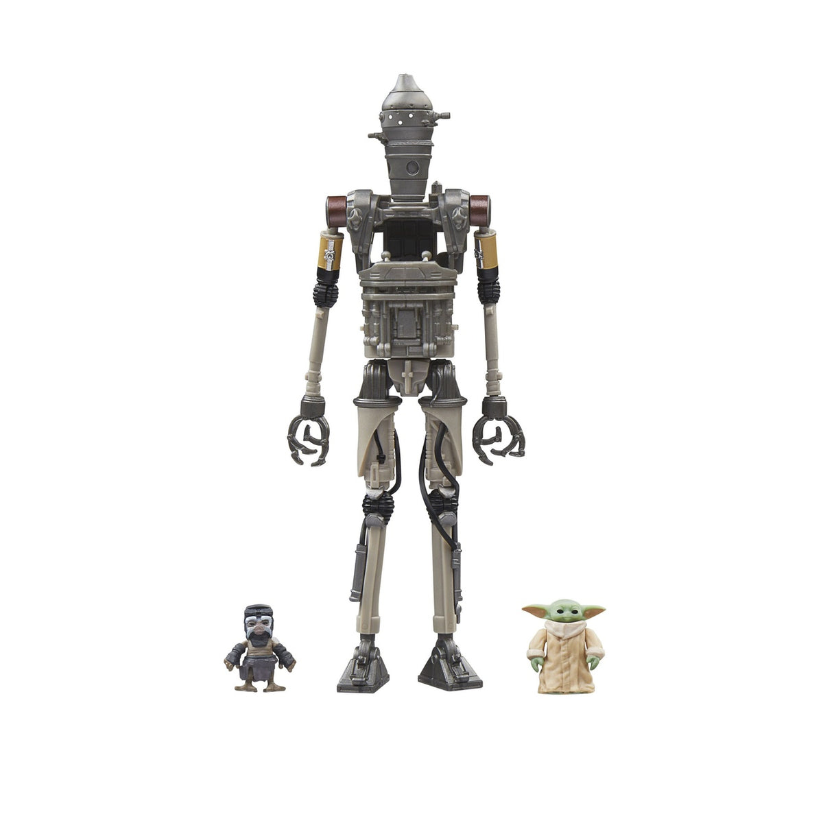 Image produit Star Wars : The Mandalorian Vintage Collection Lot de 3 figurines IG-12, Grogu & Anzellan 10 cm