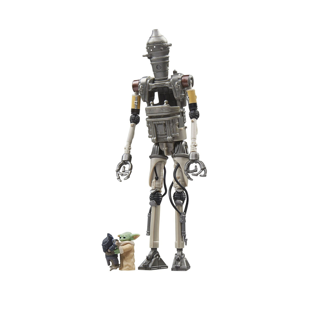 Image produit Star Wars : The Mandalorian Vintage Collection Lot de 3 figurines IG-12, Grogu & Anzellan 10 cm