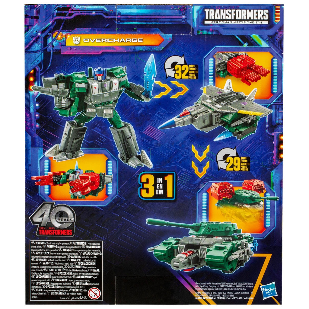 Image produit Transformers Generations Legacy United figurine articulée Leader Class Overcharge 19 cm